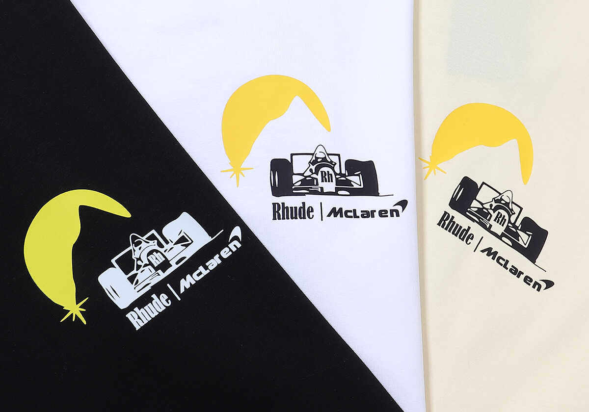 Rhude McLaren print short-sleeved T-shirt