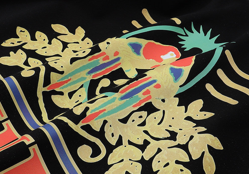 Rhude Parakeet Long-Tailed Small Parrot Print T-Shirt
