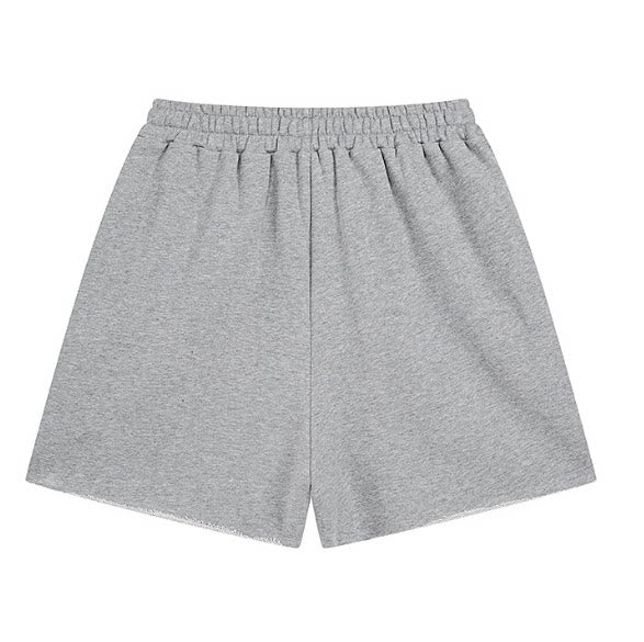 MIXED EMOTION Rhinestone Monogram Shorts