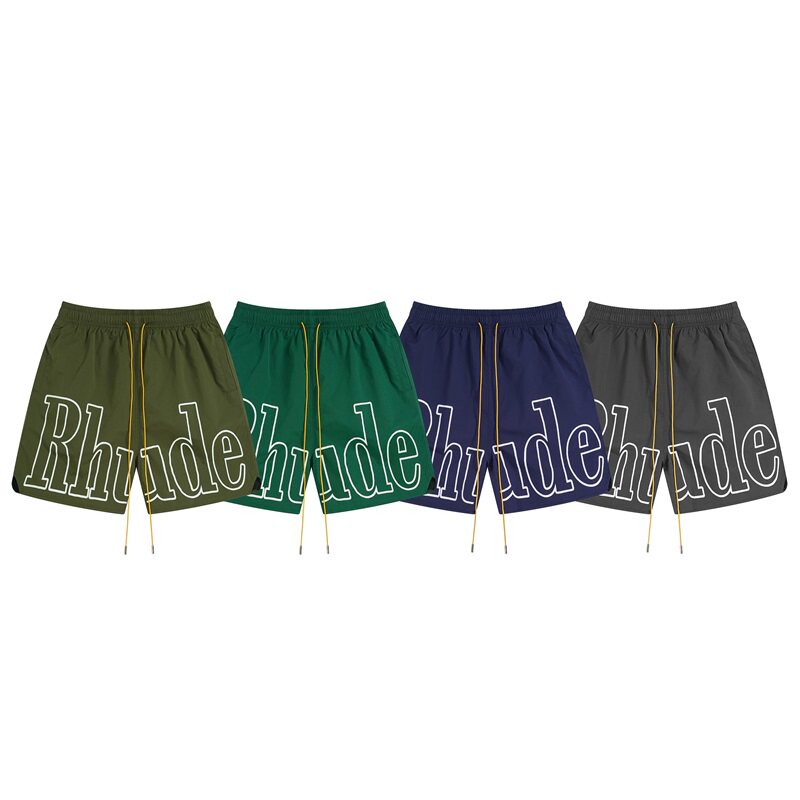 Rhude Classic letter print shorts