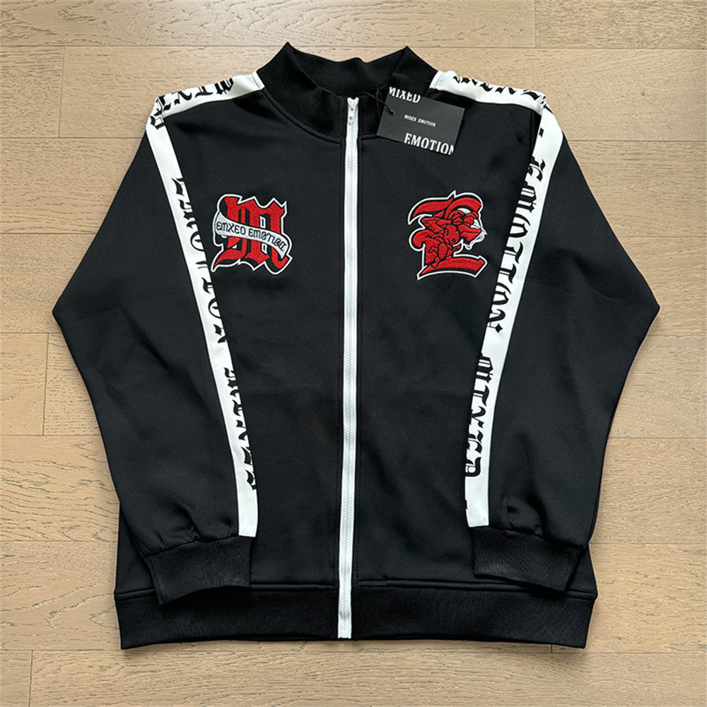 MIXED EMOTION Embroidery Logo Hoodie