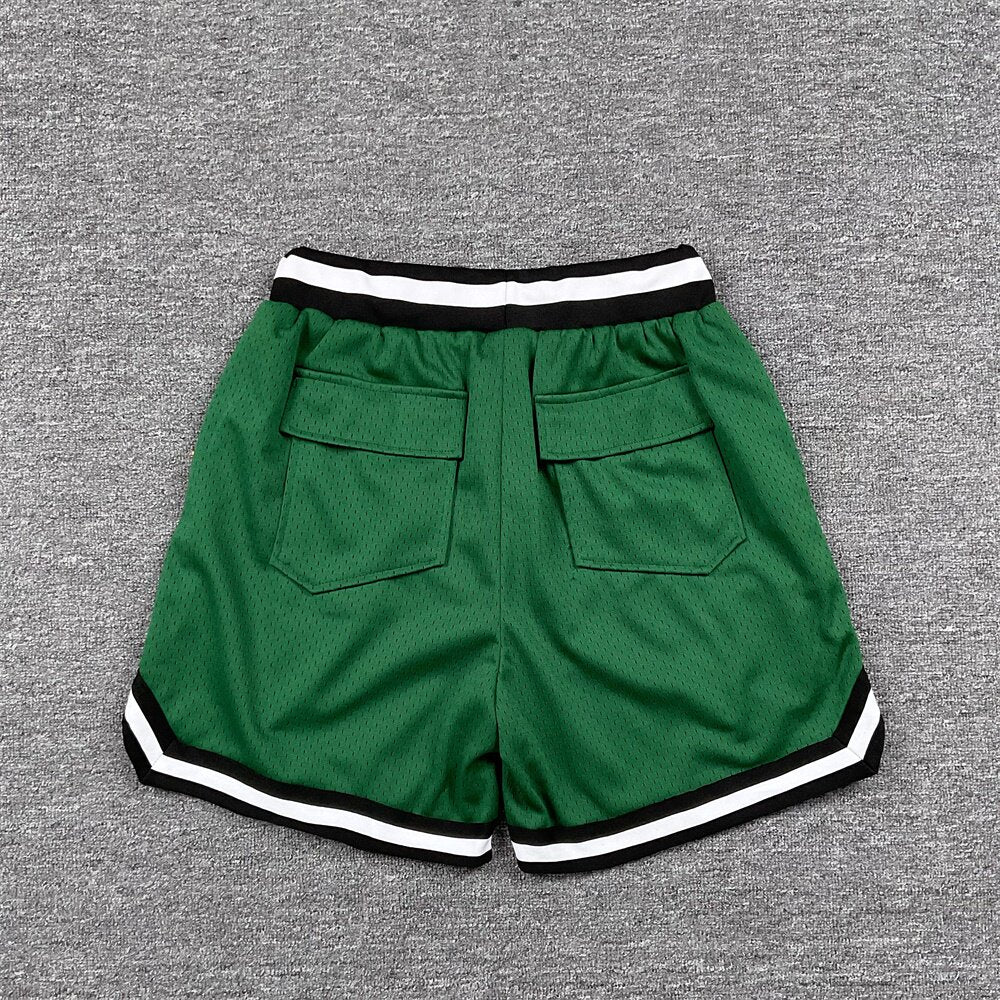 Rhude Printed basketball pants, casual shorts