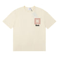 RHUDE Summer Maze Graphic Printed Oversized Cotton Tee
