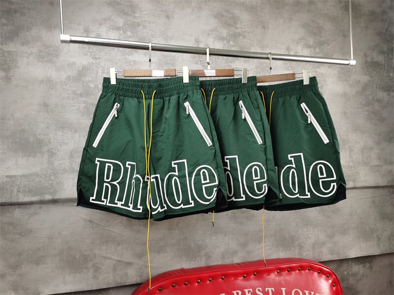 Rhude pill zipper shorts