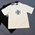 MIXED EMOTION Distressed Monogram Tee