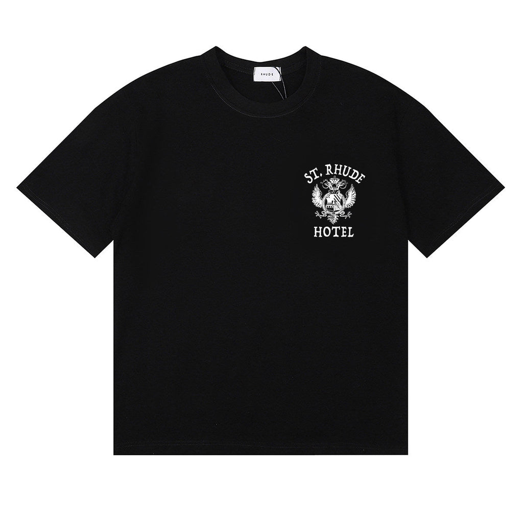 Rhude Hotel Totem Print Short-Sleeved T-shirt