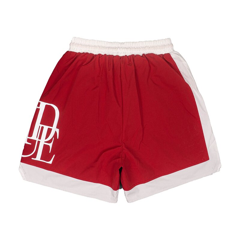 Rhude Summer New Color-Plaid Big Logo Print Short Pants