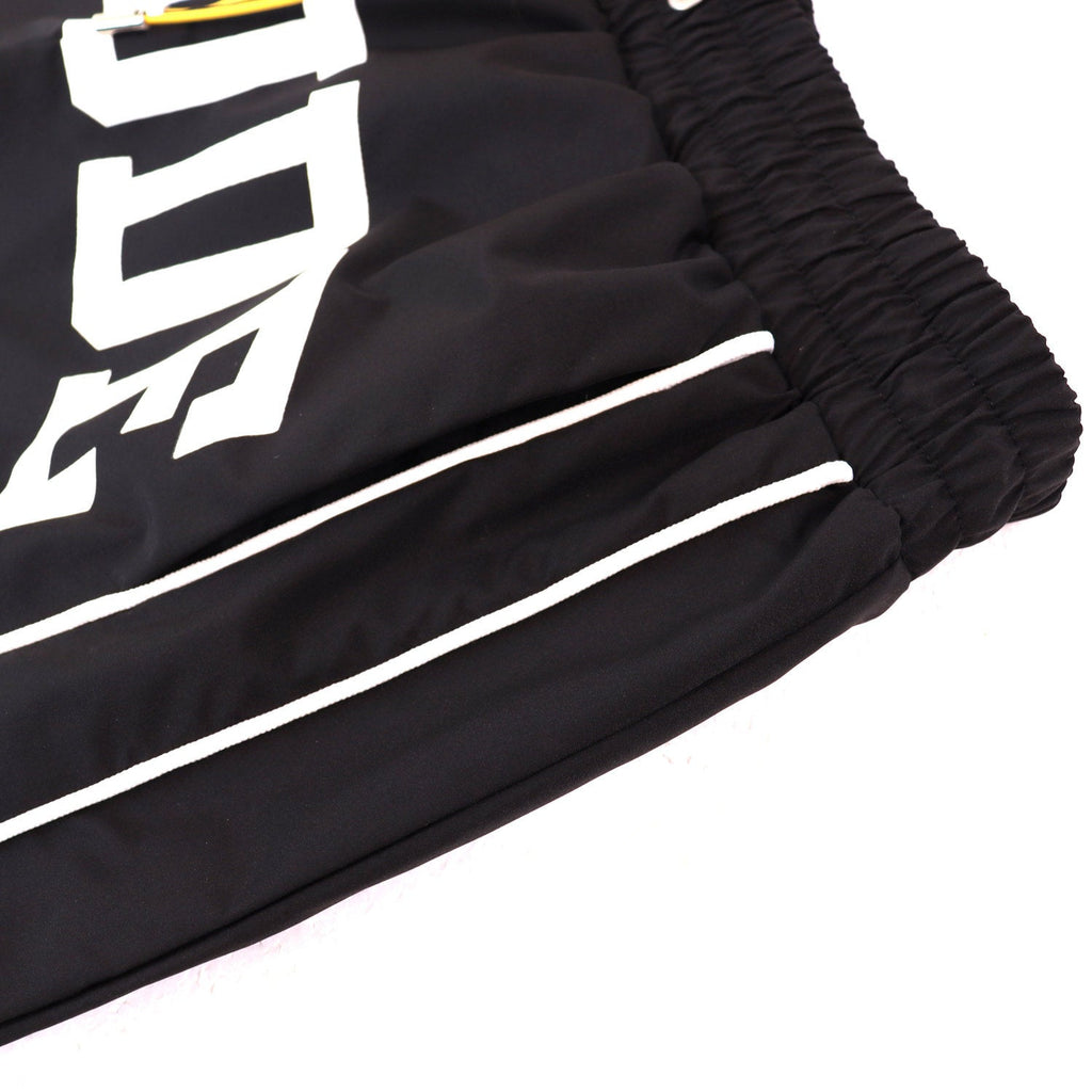 Rhude Printed retro drawstring color-block casual shorts
