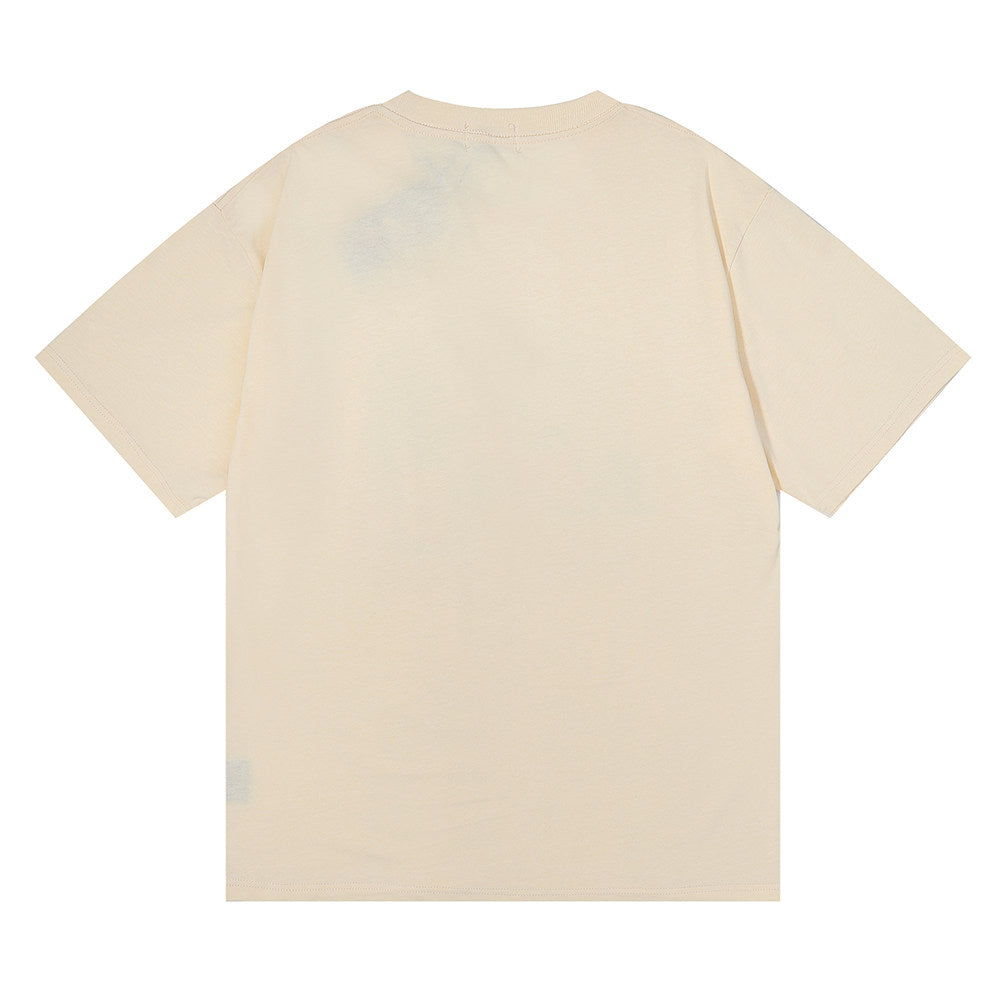 Rhude LONE WOLD Loose Casual Crew Neck Short Sleeve T-Shirt