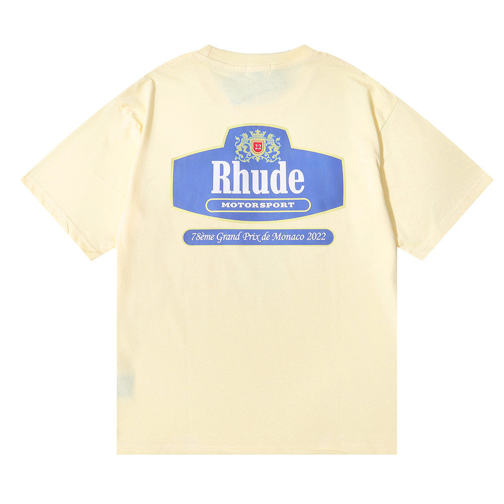 Rhude Motorsport 2022 Commemorative Print T-Shirt