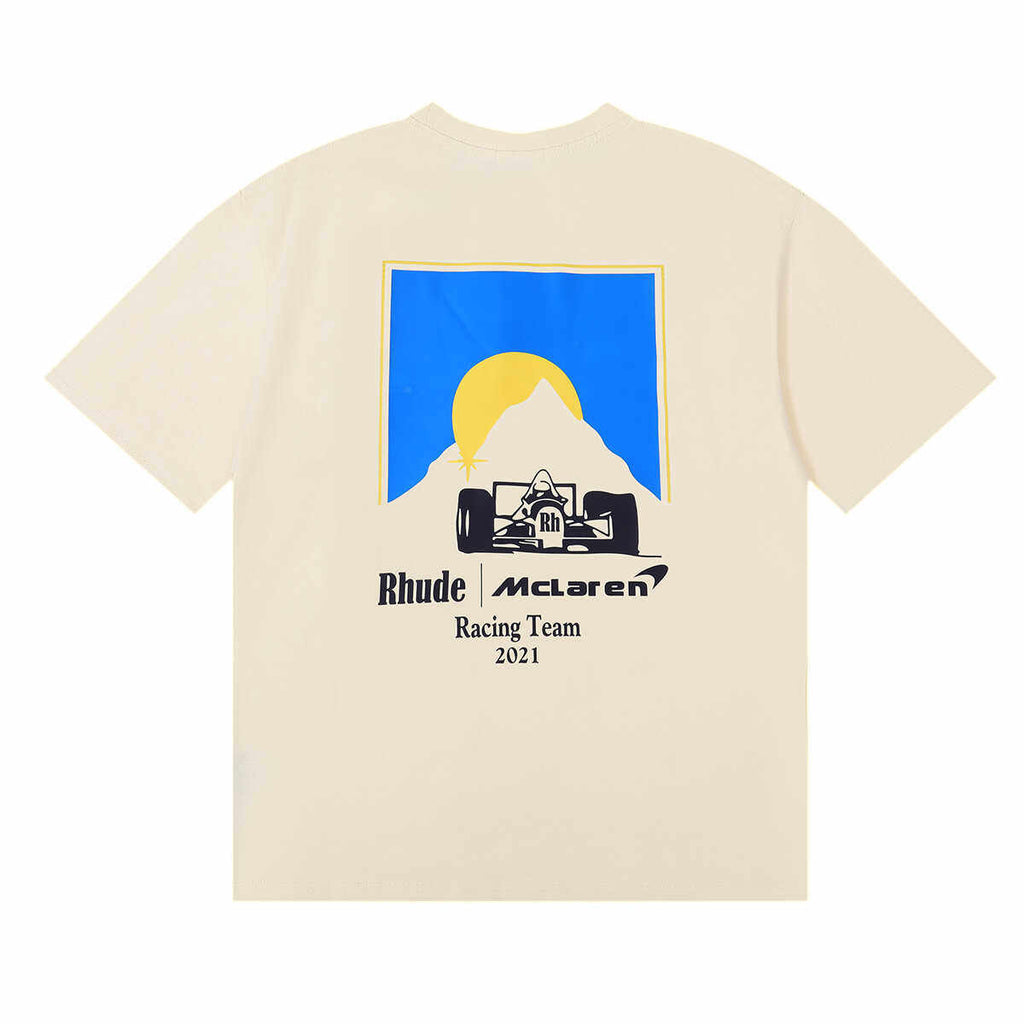 Rhude McLaren print short-sleeved T-shirt