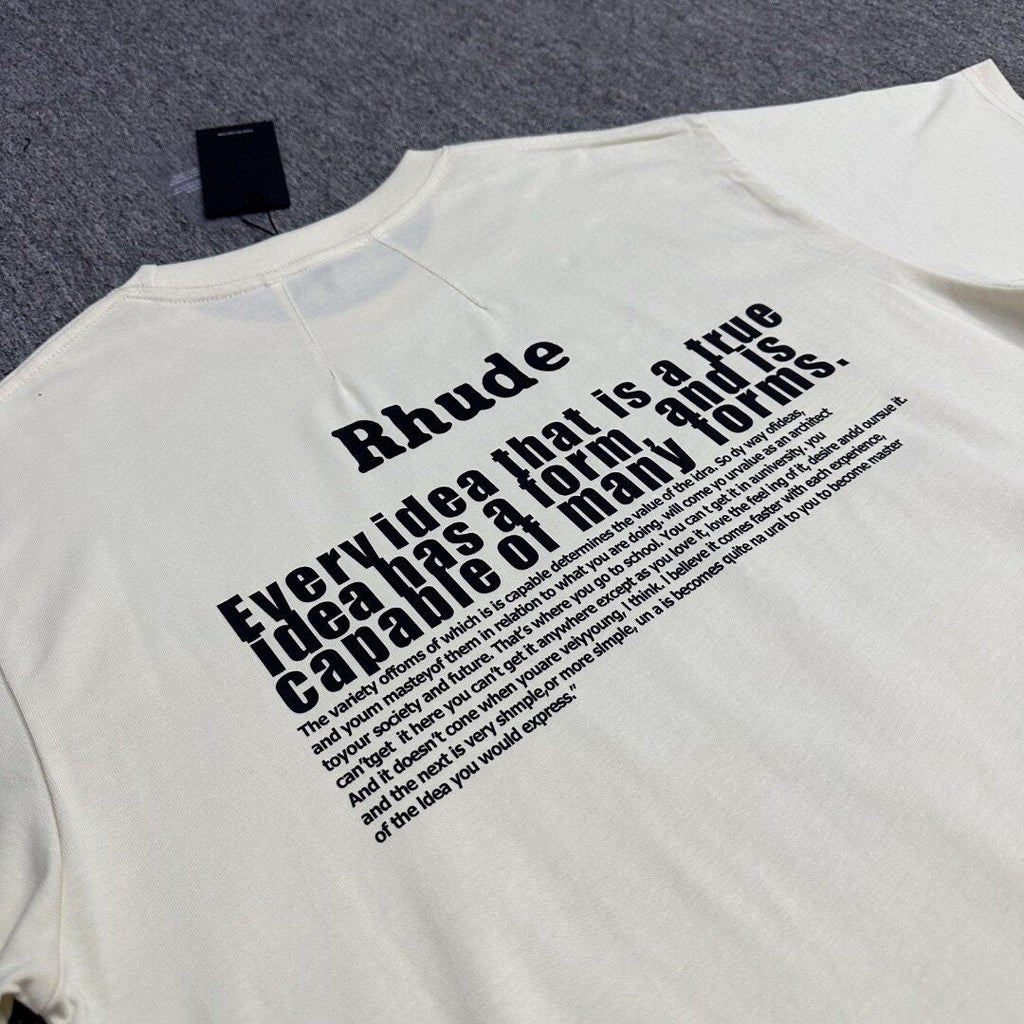 Rhude For your falling short-sleeved T-shirt