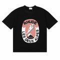 Rhude Les Deux Alpes Alpine Skiing Classic Sunrise Print T-Shirt