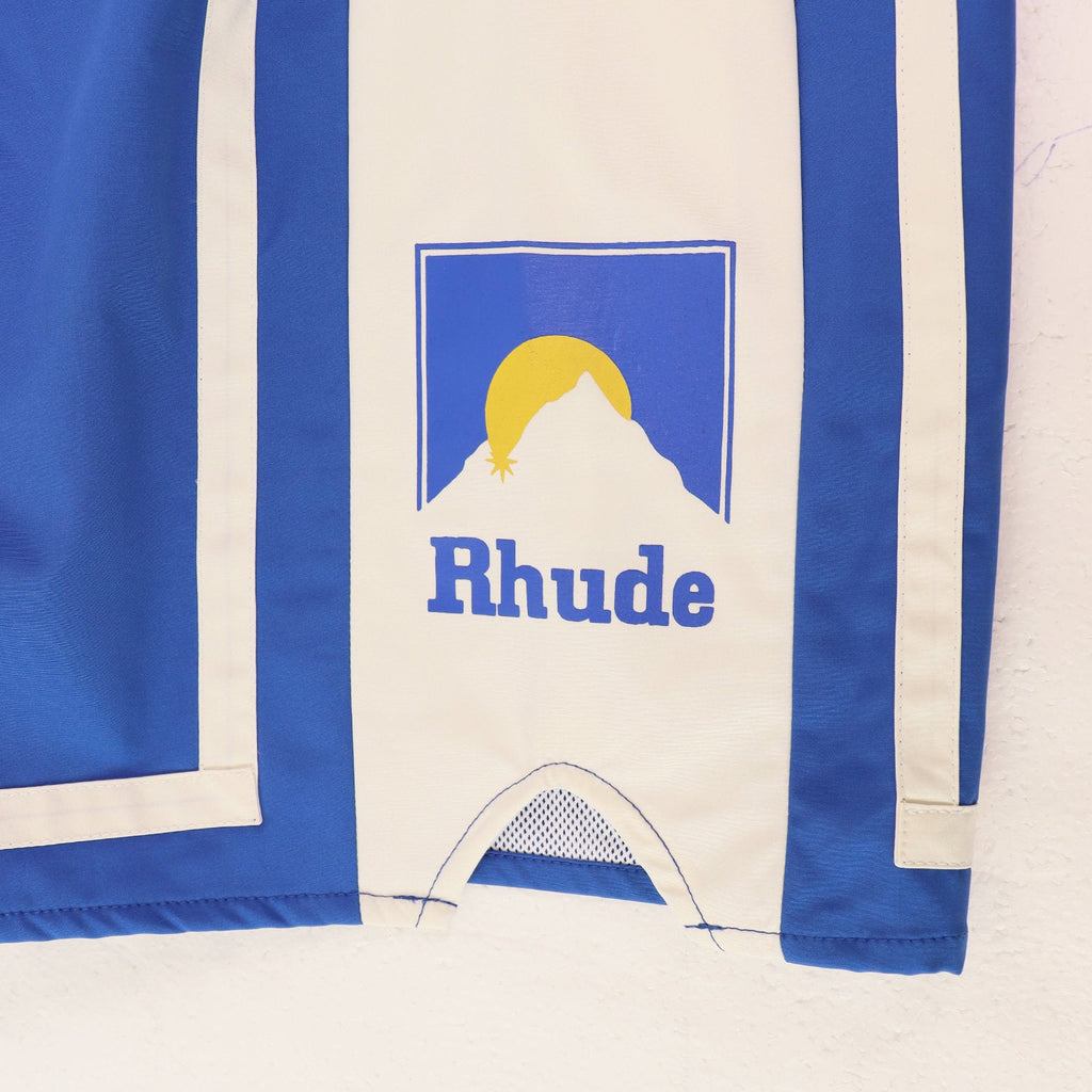 Rhude Panel Logo Short - Sunset Print Colorful Shorts