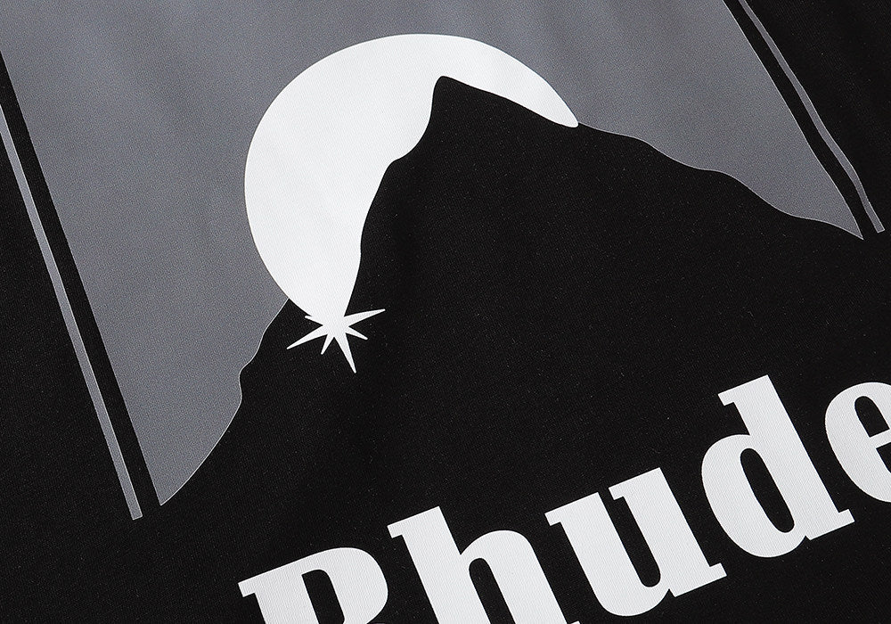 Rhude Moonlight Black Moonprint T-shirt