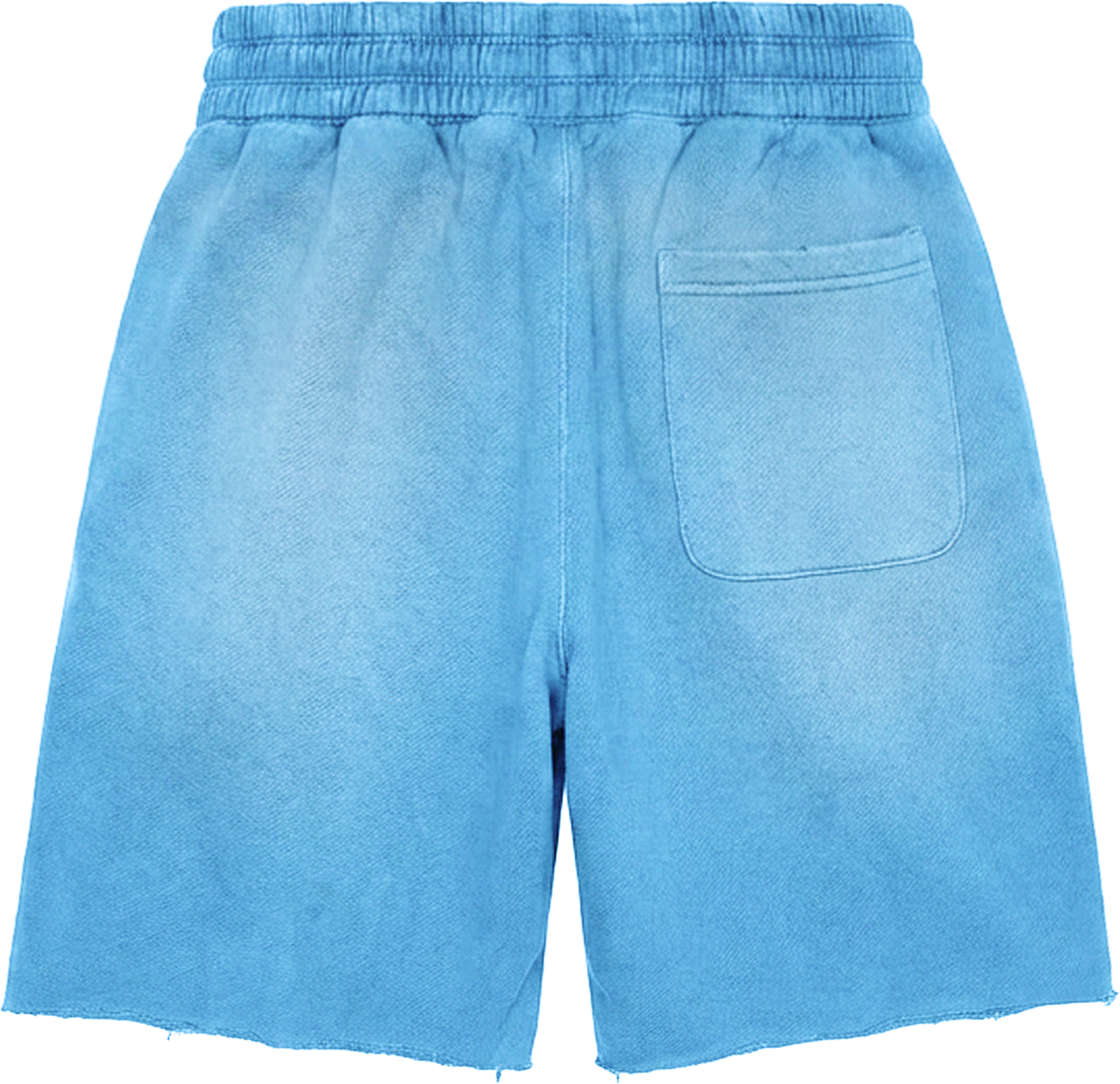 GLAZA GOD Heavyweight French Terry Shorts – Blue Wash