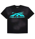 Hellstar Sport Logo Gel Tee Black/Light Blue