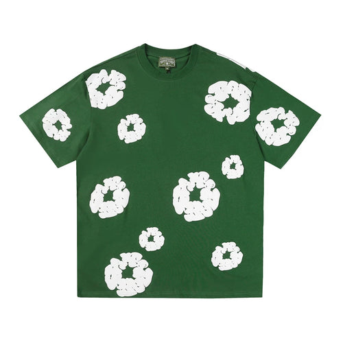 Denim Tears Cotton Flower Foam Print Cotton Tee