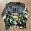 Mixed Emotion Rhinestone High-Street Long Sleeve