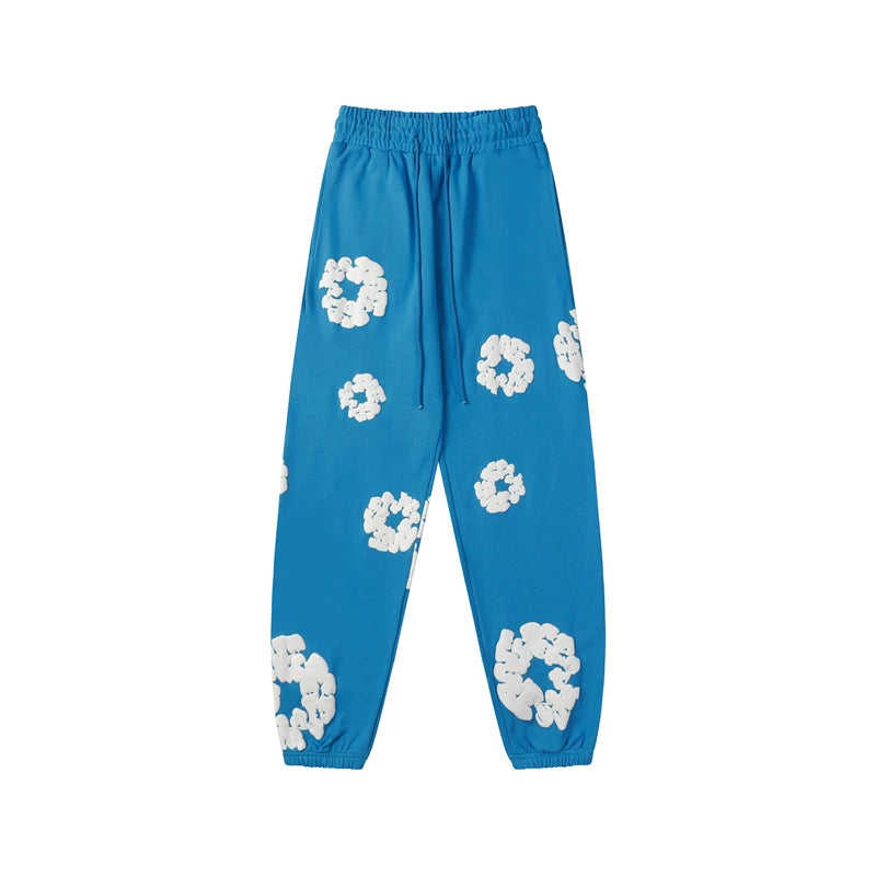 Denim Tears Cotton Flower Foam Print Sweatpants