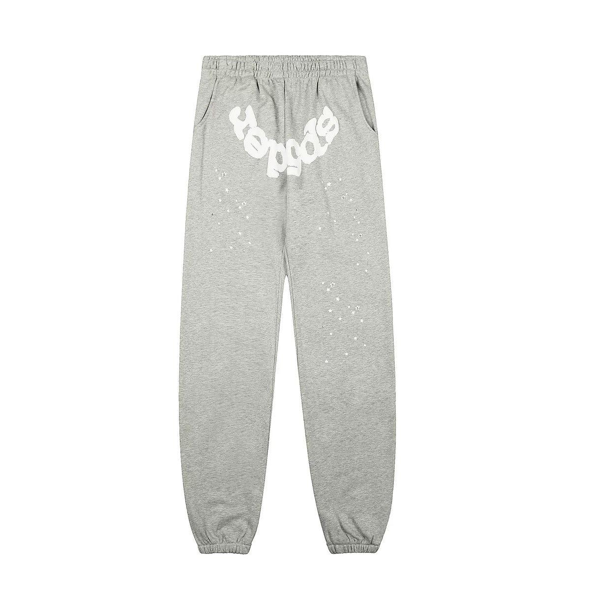 Sp5der Spider Web Print Cotton Hoodie