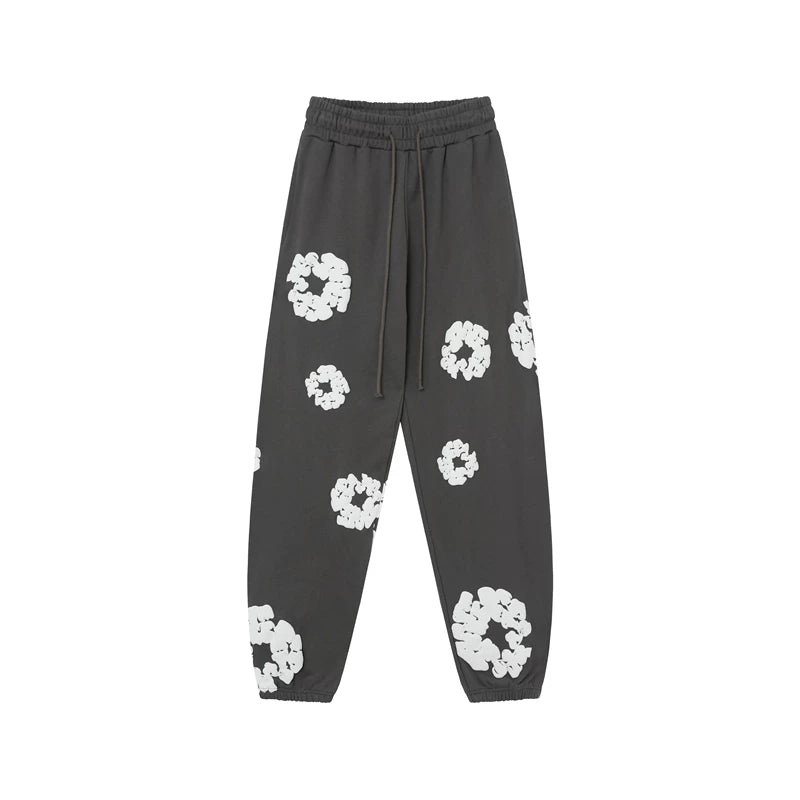 Denim Tears Cotton Flower Foam Print Sweatpants
