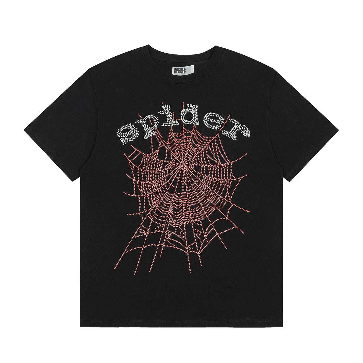 Sp5der 555 Spider Web Graphic Cotton Tee