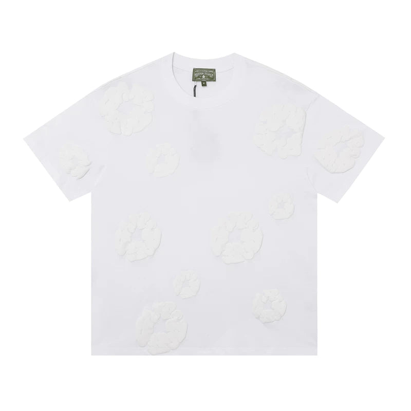 Denim Tears Cotton Flower Foam Print Cotton Tee