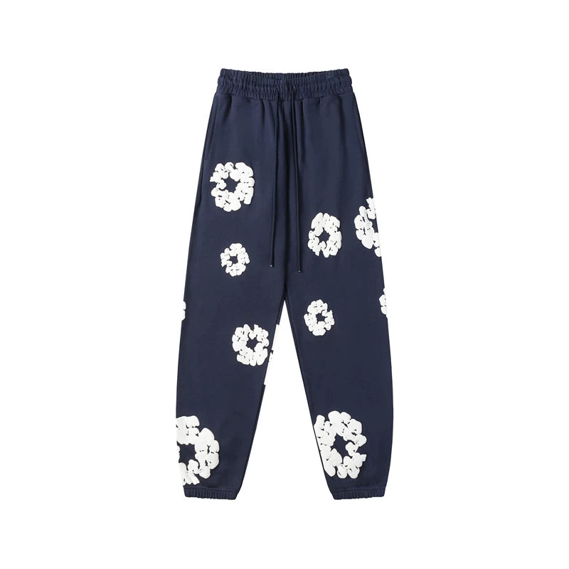 Denim Tears Cotton Flower Foam Print Sweatpants