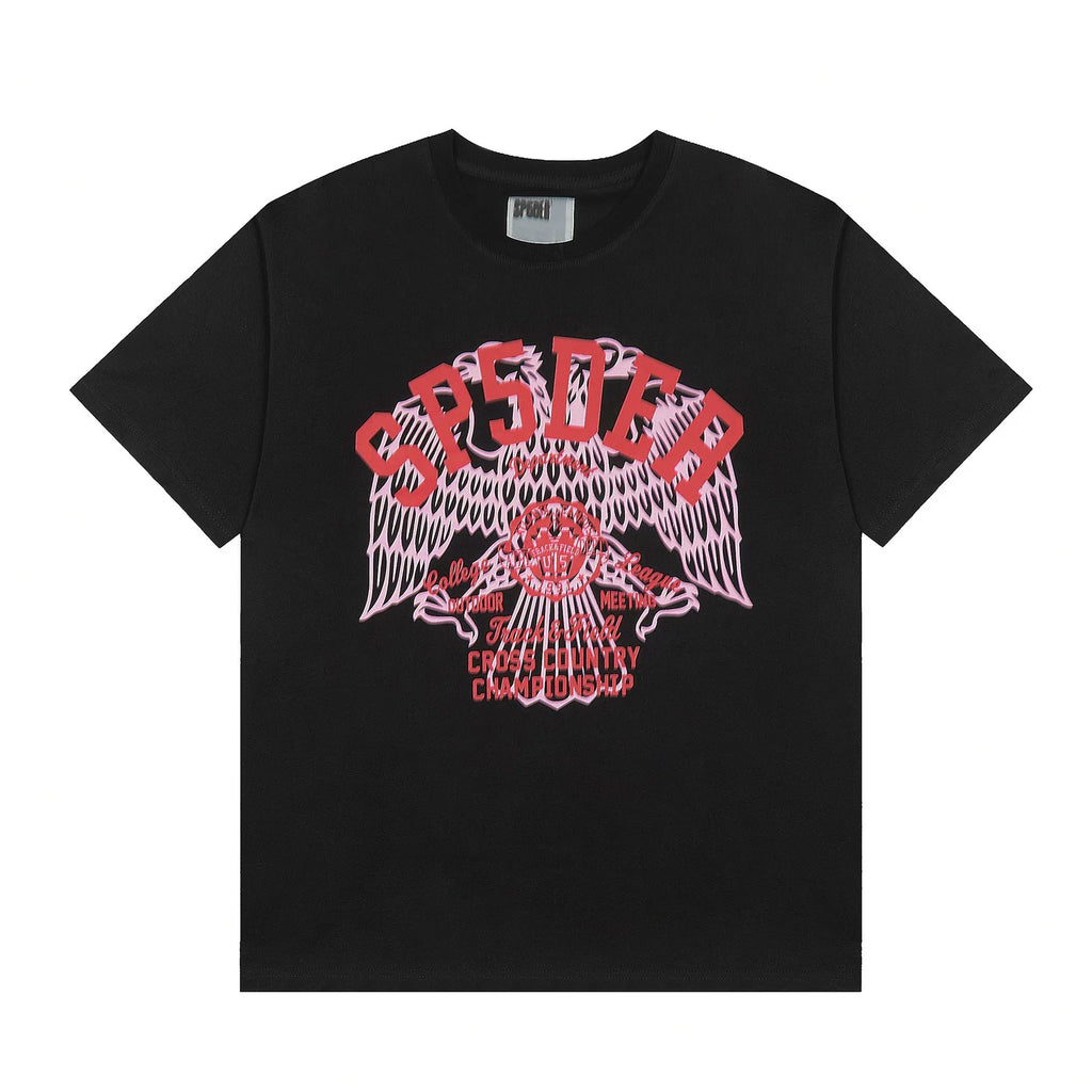 Sp5der 555 Spider Web Graphic Cotton Tee