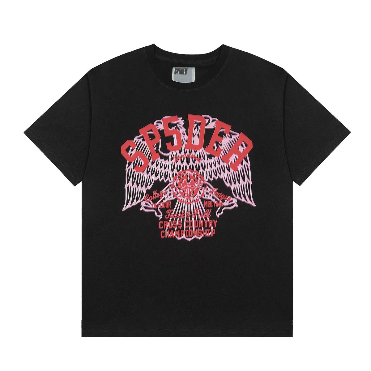 Sp5der 555 Spider Web Graphic Cotton Tee
