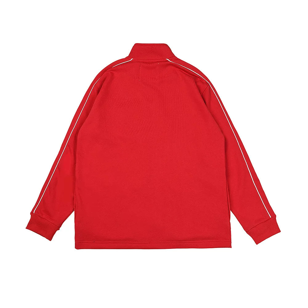 Sp5der ATLANTA Letter Print Stand Collar Zip Jacket