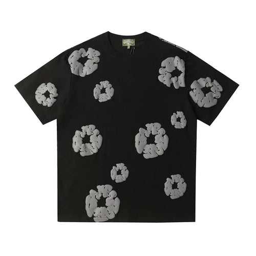Denim Tears Cotton Flower Foam Print Cotton Tee