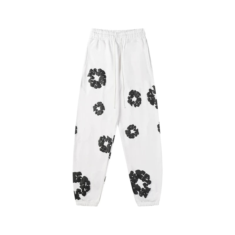 Denim Tears Cotton Flower Foam Print Sweatpants