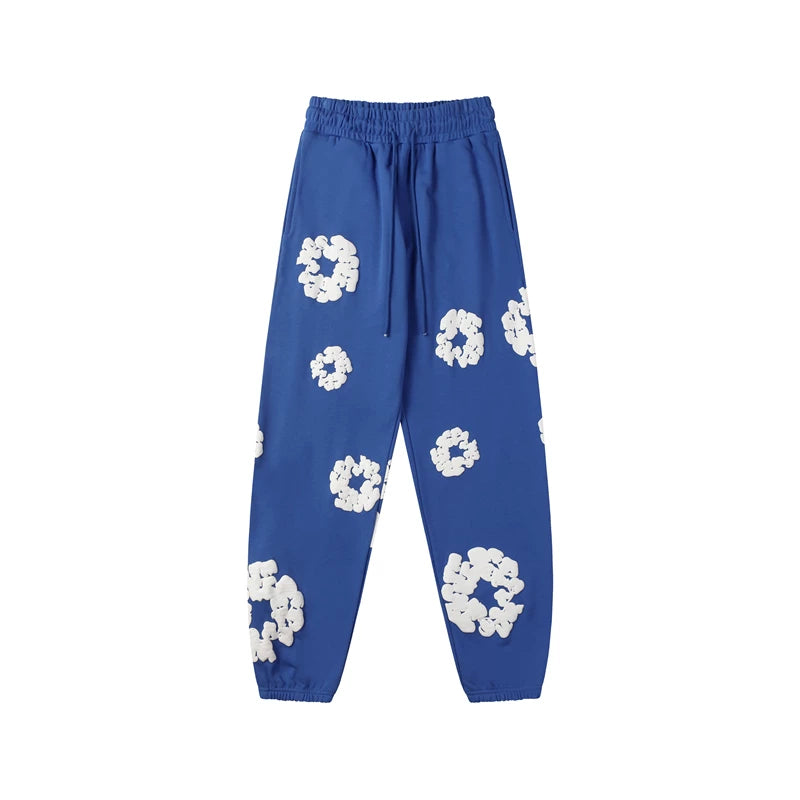 Denim Tears Cotton Flower Foam Print Sweatpants