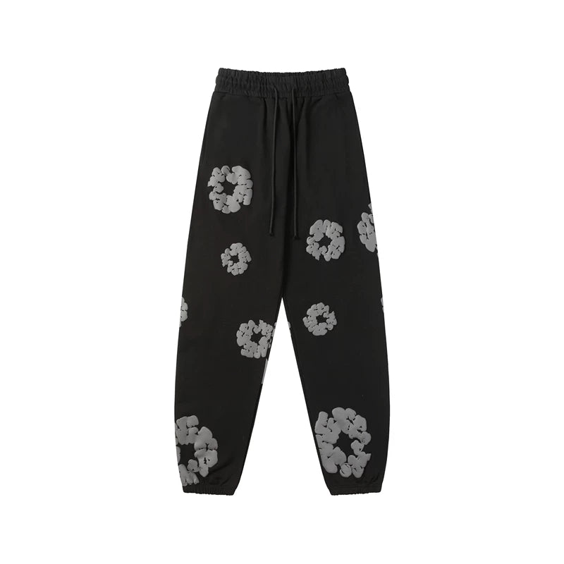 Denim Tears Cotton Flower Foam Print Sweatpants