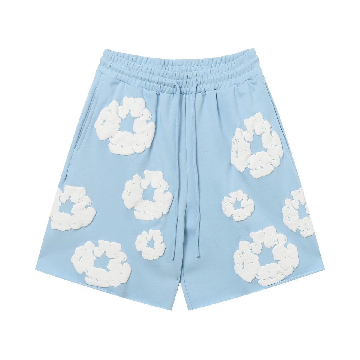 Denim Tears Cotton Flower Foam Print Shorts