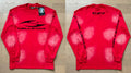 Hellstar Minimalist Logo Vintage Long Sleeve Tee - Red
