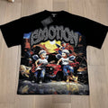 Mixed Emotion American High-Street Angel Rhinestone Tee