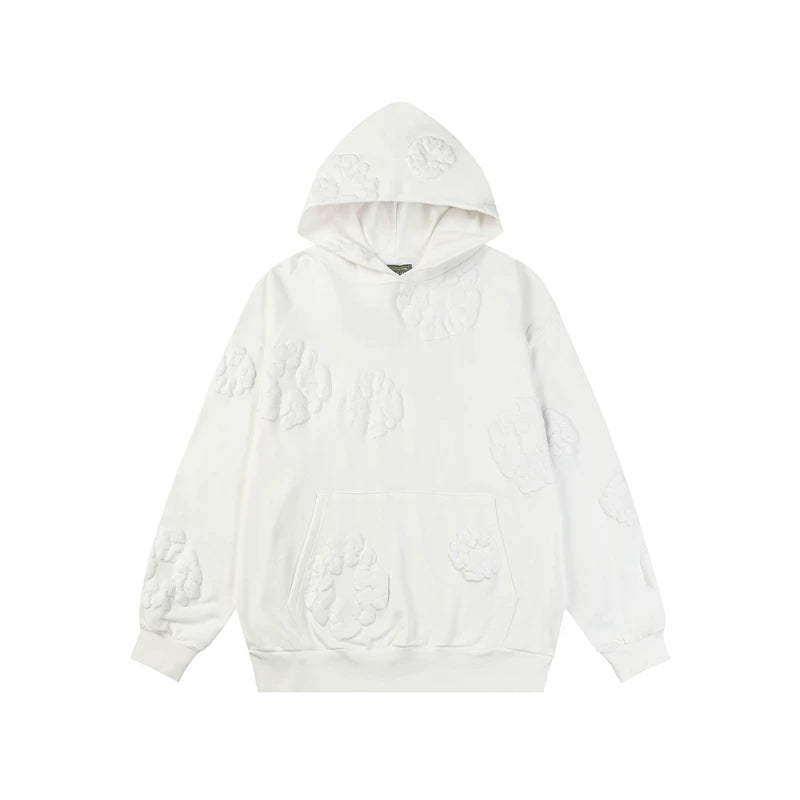 Denim Tears Cotton Flower Foam Print Hoodie