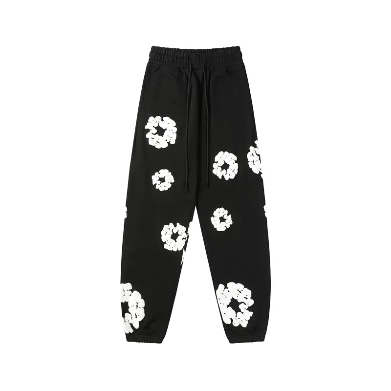 Denim Tears Cotton Flower Foam Print Sweatpants