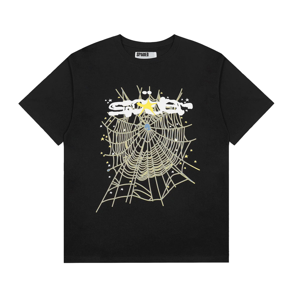 Sp5der 555 Spider Web Graphic Cotton Tee