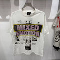 MIXED EMOTION Rhinestone Monogram High Street Tee