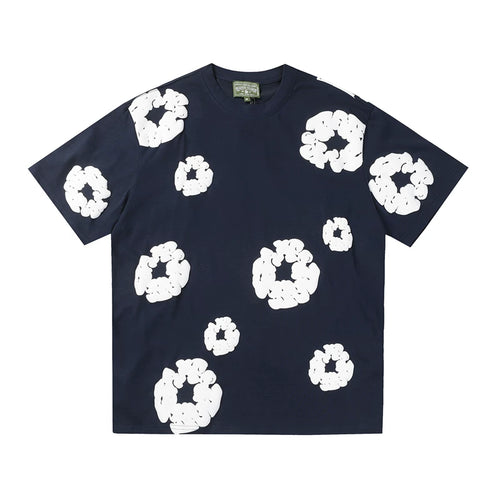 Denim Tears Cotton Flower Foam Print Cotton Tee