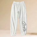 Corteiz Signature Script Heavyweight Sweatpants white