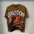 Mixed Emotion Skull Rhinestone Streetwear Tee