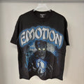 Mixed Emotion Skull Rhinestone Streetwear Tee