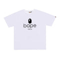 BAPE Style Minimalist Tokyo Logo Short-Sleeve Tee - White