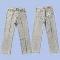 Corteiz Heavyweight Denim Pants Grey