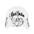 MIXED EMOTION Angel Rhinestone Fake Long-Sleeve Tee